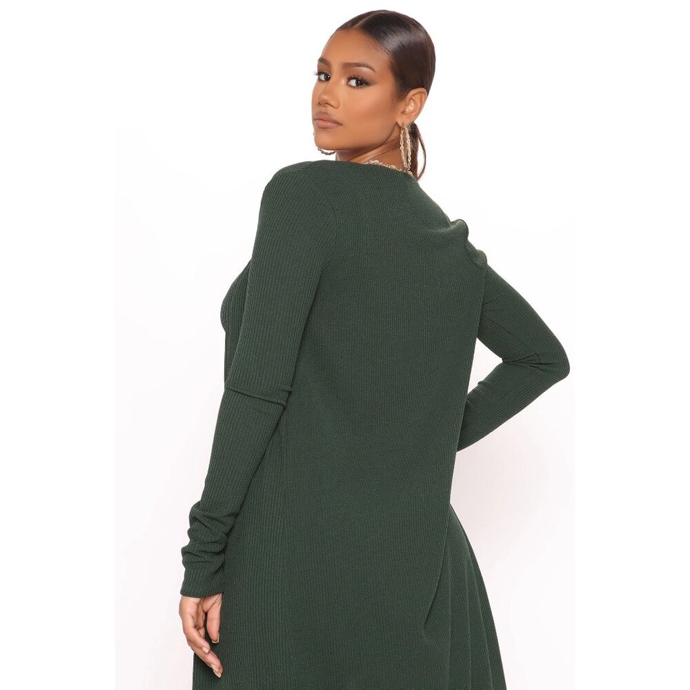 Fashion Nova Three-Piece Biker Short Set in Hunter | Size Medium - Picture 4 of 4